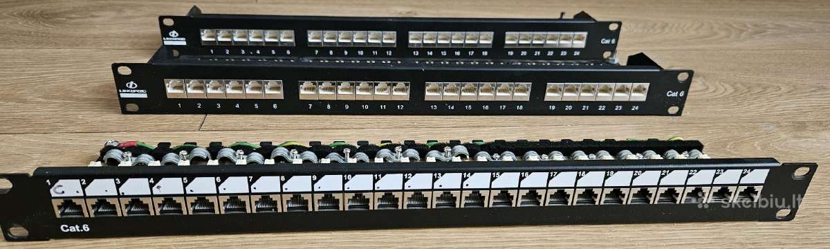 Komutacinės panelės Linkbasic Cat.6 Port24 - nuotraukos Nr. 4