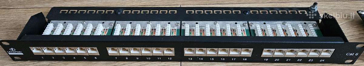 Komutacinės panelės Linkbasic Cat.6 Port24 - nuotraukos Nr. 5