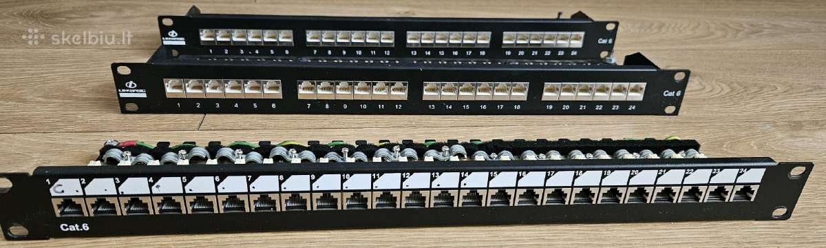 Tinklo priedas panelė Linkbasic Cat.6 Port24 - nuotraukos Nr. 4