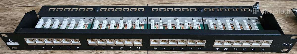 Tinklo priedas panelė Linkbasic Cat.6 Port24 - nuotraukos Nr. 5
