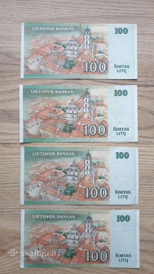 2000 metų apyvartiniai 100 litų - nuotraukos Nr. 2