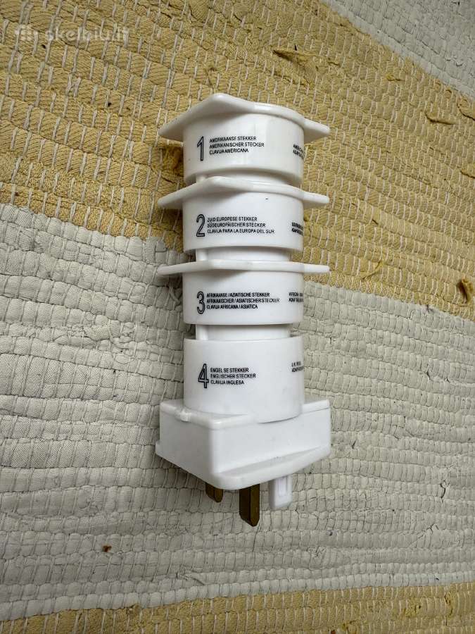 Adapteriai rozetems keliaujant - nuotraukos Nr. 2