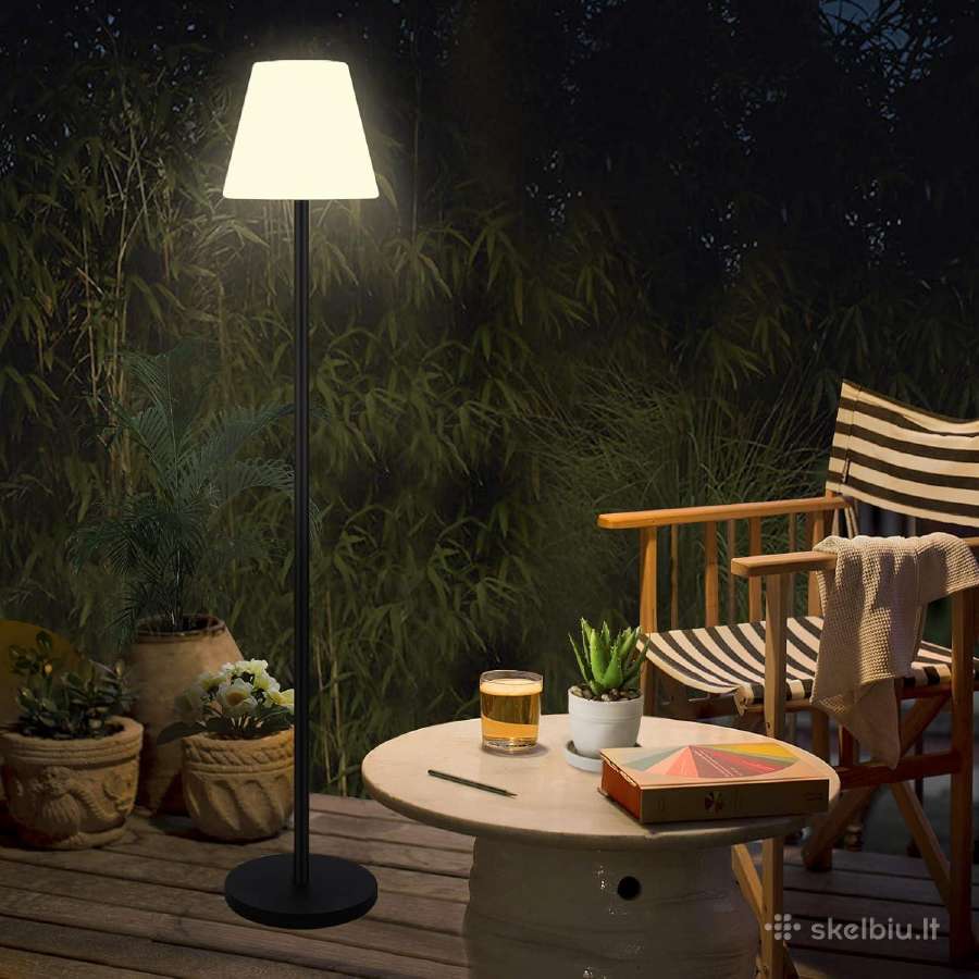 Grindų lempa pakraunama nuo saulės Rgb belaidė