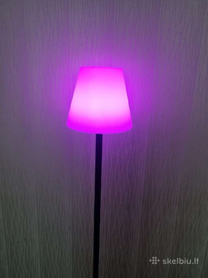 Grindų lempa pakraunama nuo saulės Rgb belaidė - nuotraukos Nr. 11