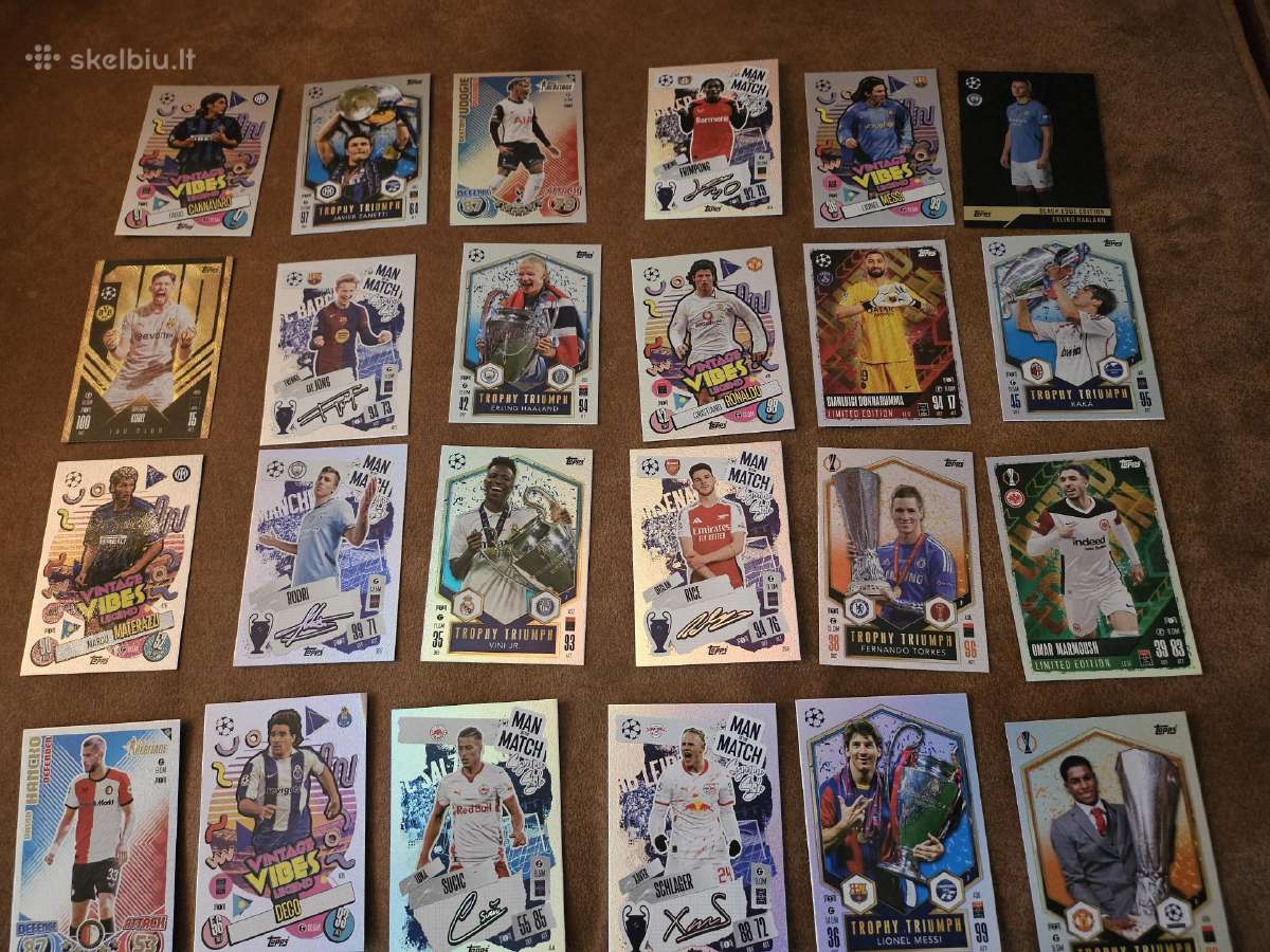 Parduodu Match Attax 24/25 korteles. - nuotraukos Nr. 3