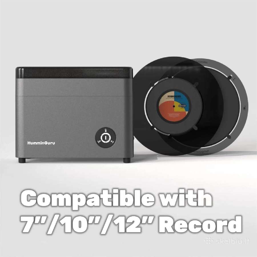 Humminguru Ultrasonic Vinyl Record Cleaner vinilo - nuotraukos Nr. 3
