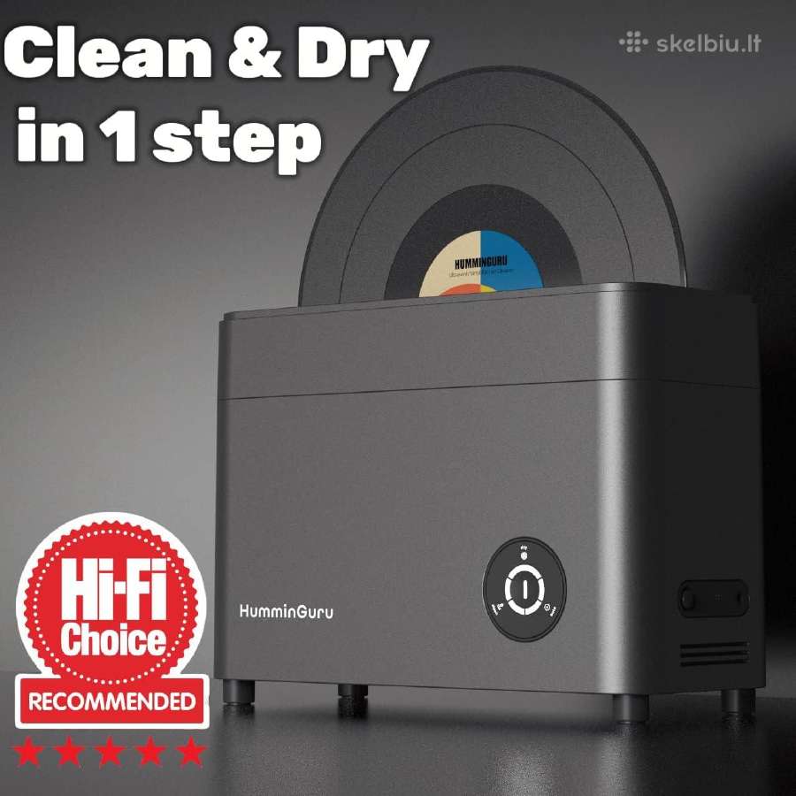 Humminguru Ultrasonic Vinyl Record Cleaner vinilo - nuotraukos Nr. 4
