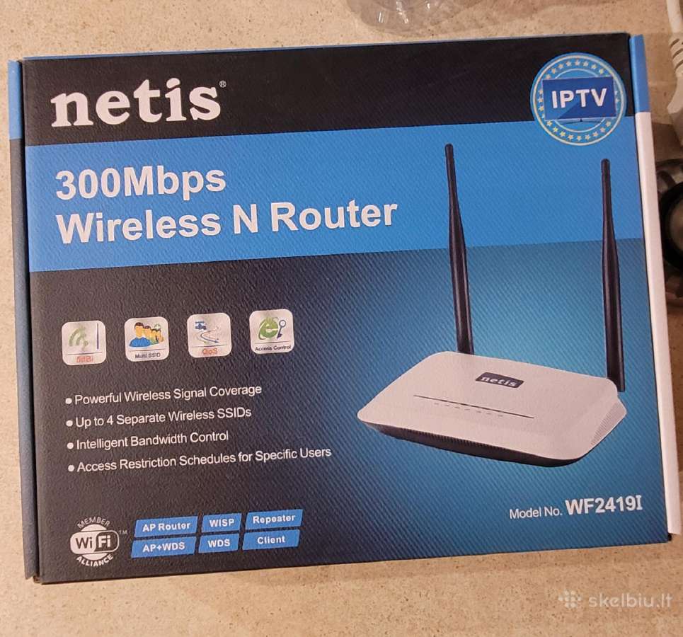 Netis Wf24191 wi-fi maršrutizatorius