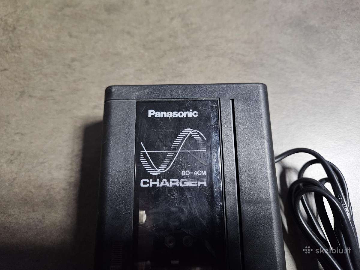 Panasonic elementų įkroviklis baterijų pakrovėjas - nuotraukos Nr. 5