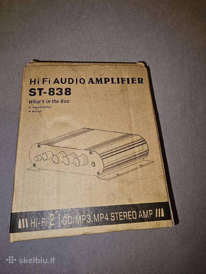 Hi fi audio amplifier st-838