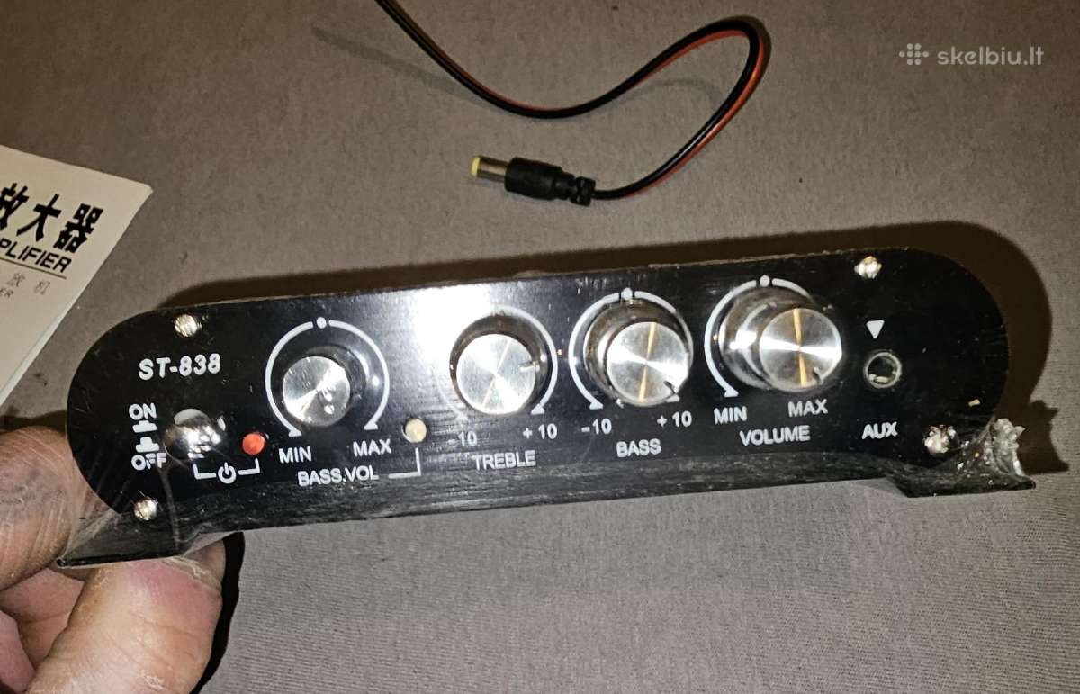 Hi fi audio amplifier st-838 - nuotraukos Nr. 3