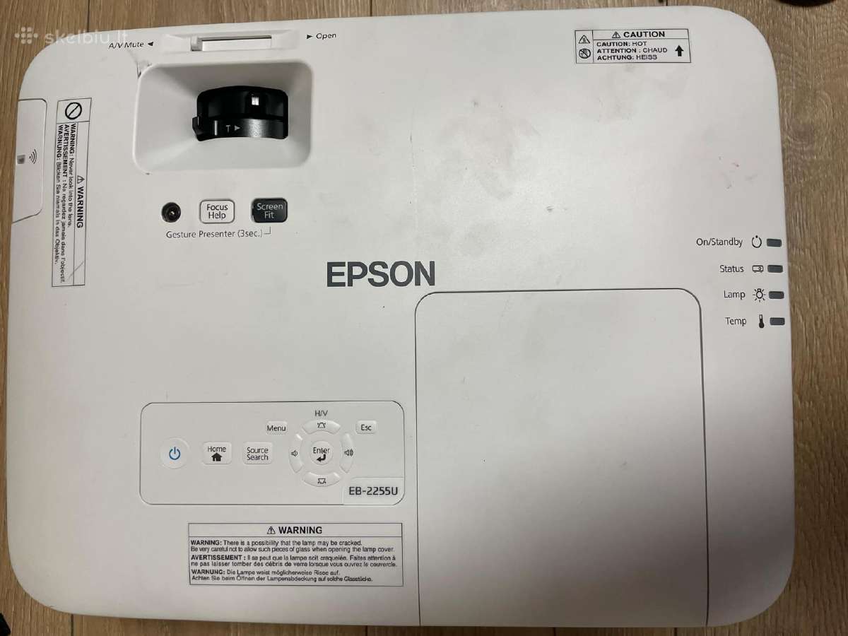 Parduodu projektoriu epson eb-2255u - nuotraukos Nr. 3