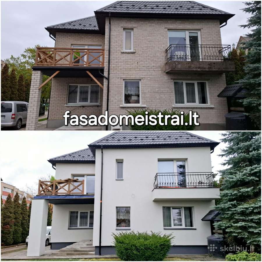 Fasadų šiltinimas, dekoras, klinkeris. Klaipėda - nuotraukos Nr. 16