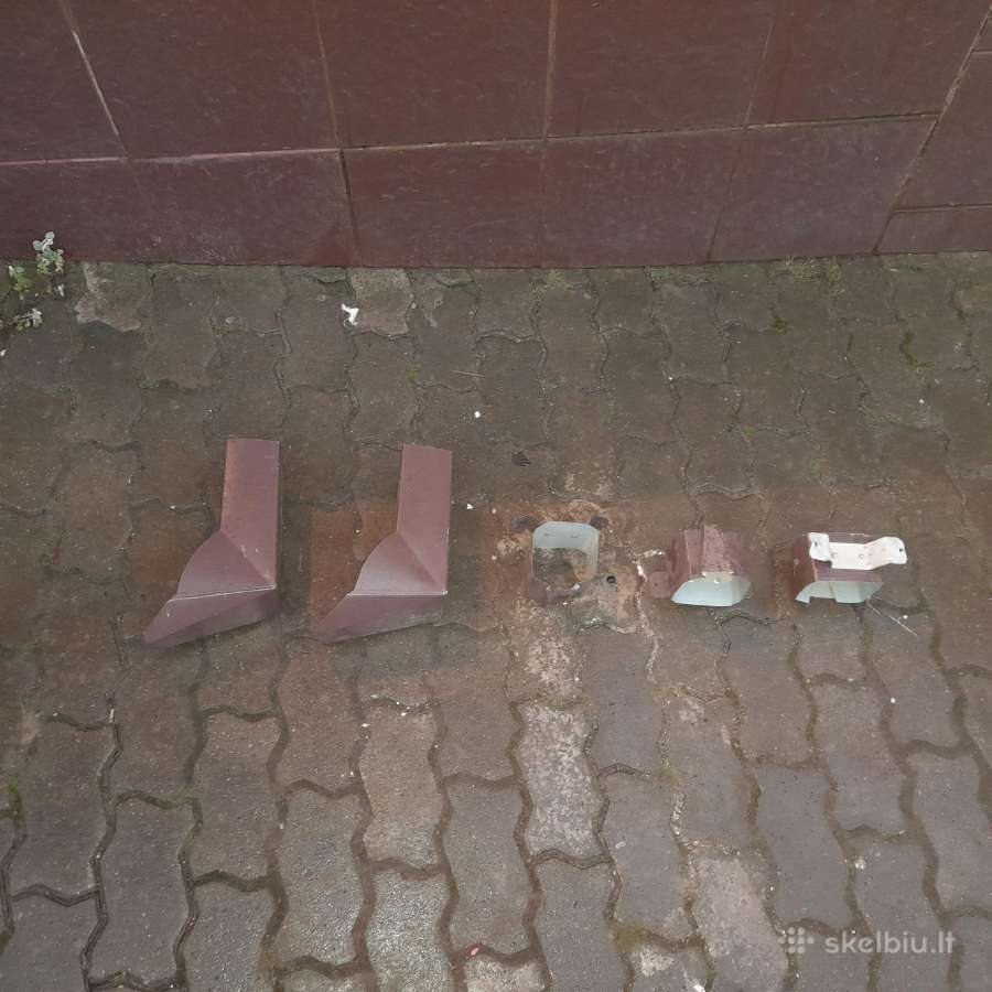 Skardos lietvamzdžio dalys