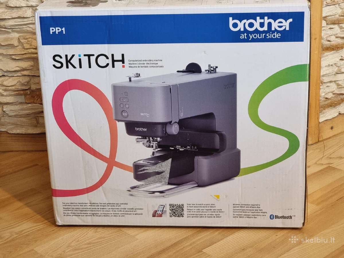 Nauja Brother Skitich Pp1 siuvinėjimo mašina - nuotraukos Nr. 2