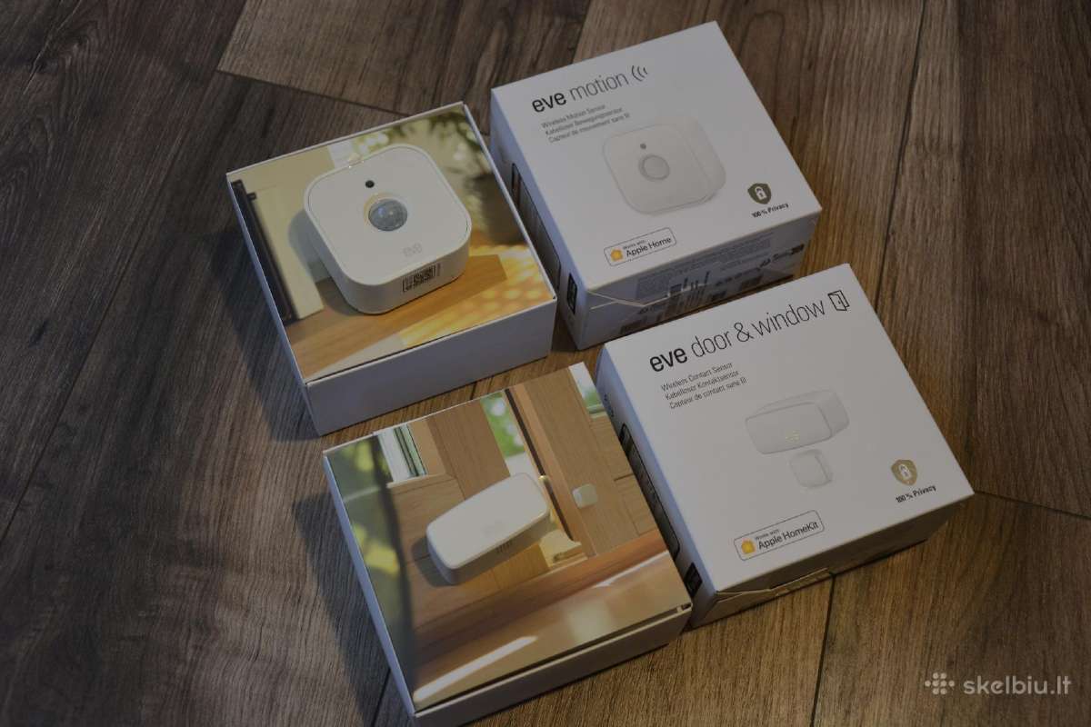 Eve davikliai (matter, homekit, thread)