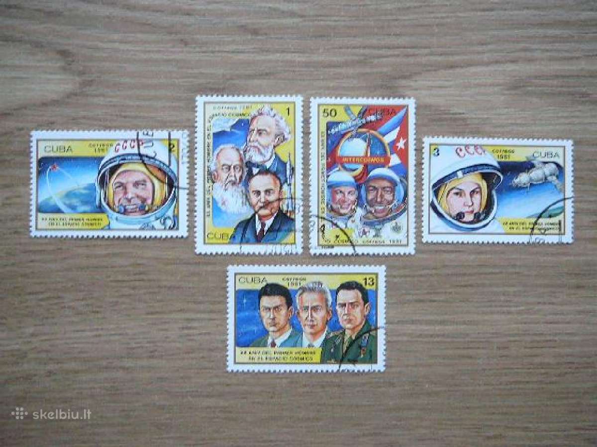 Kosmosas Gagarinas Kuba 1981 antsp. cu871