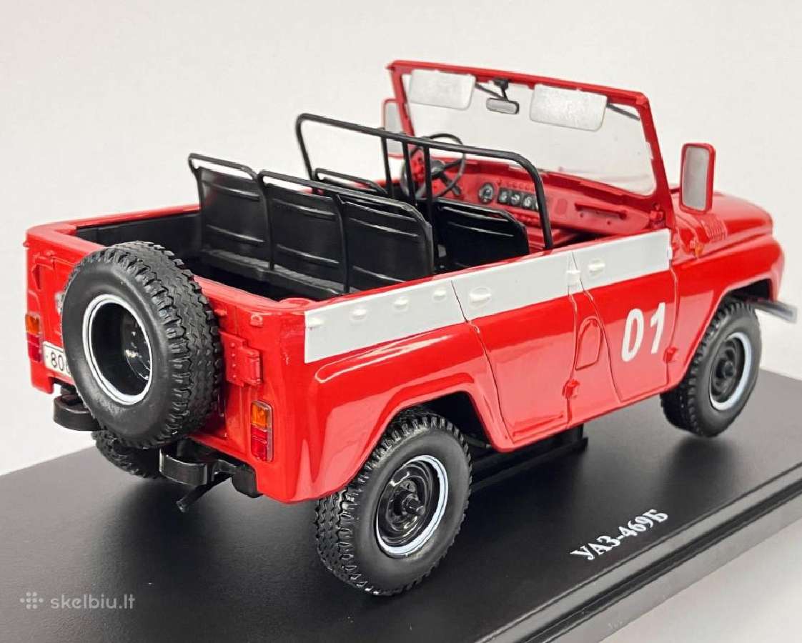 Uaz 469b 1:24. Hachette - nuotraukos Nr. 2