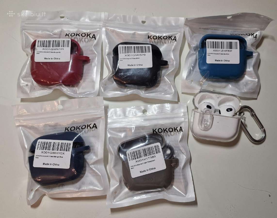 Parduodu silikoninį dėklą Airpods3 ausinėms - nuotraukos Nr. 3
