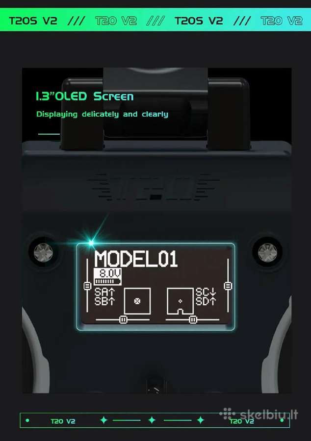 Nauji Jumperrc T20 V2 Elrs 1000mw valdymo pultai - nuotraukos Nr. 10