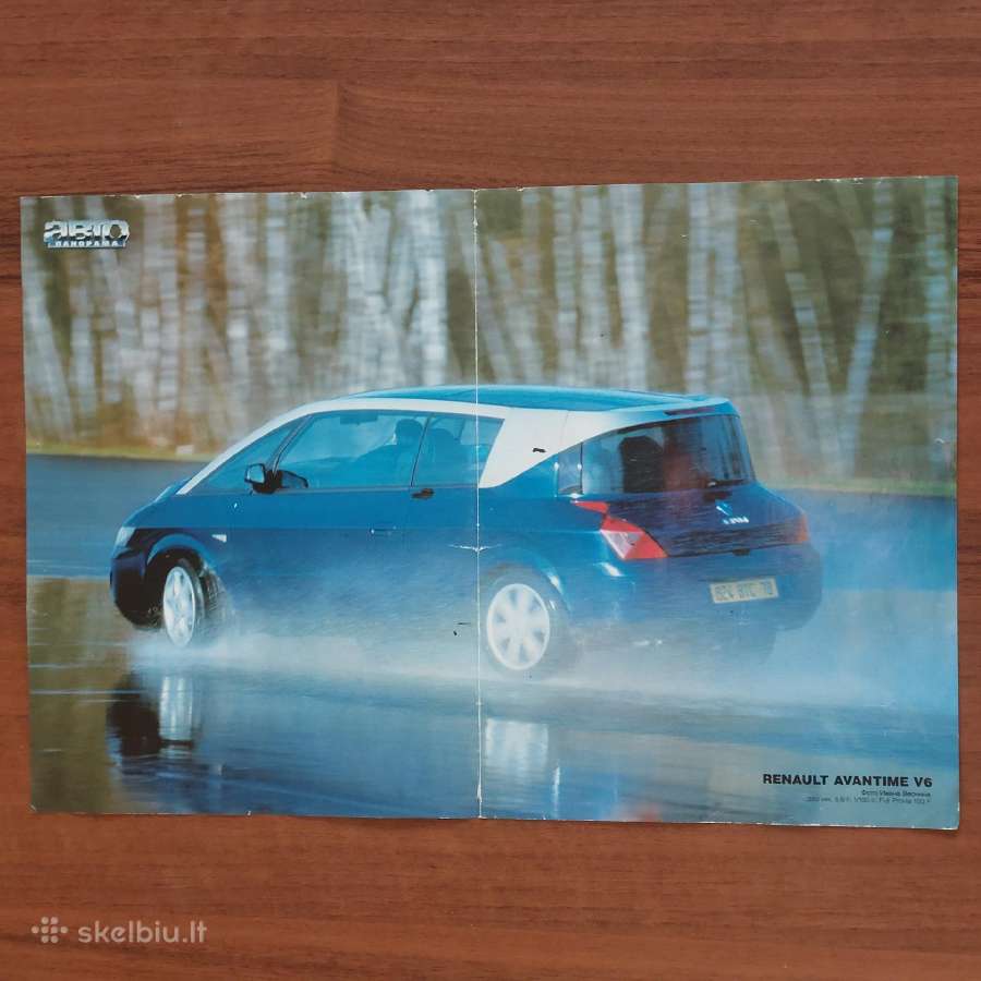Mašinų plakatas : Edonis / Renault Avantime V6