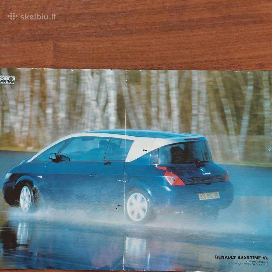 Mašinų plakatas : Edonis / Renault Avantime V6 - nuotraukos Nr. 3