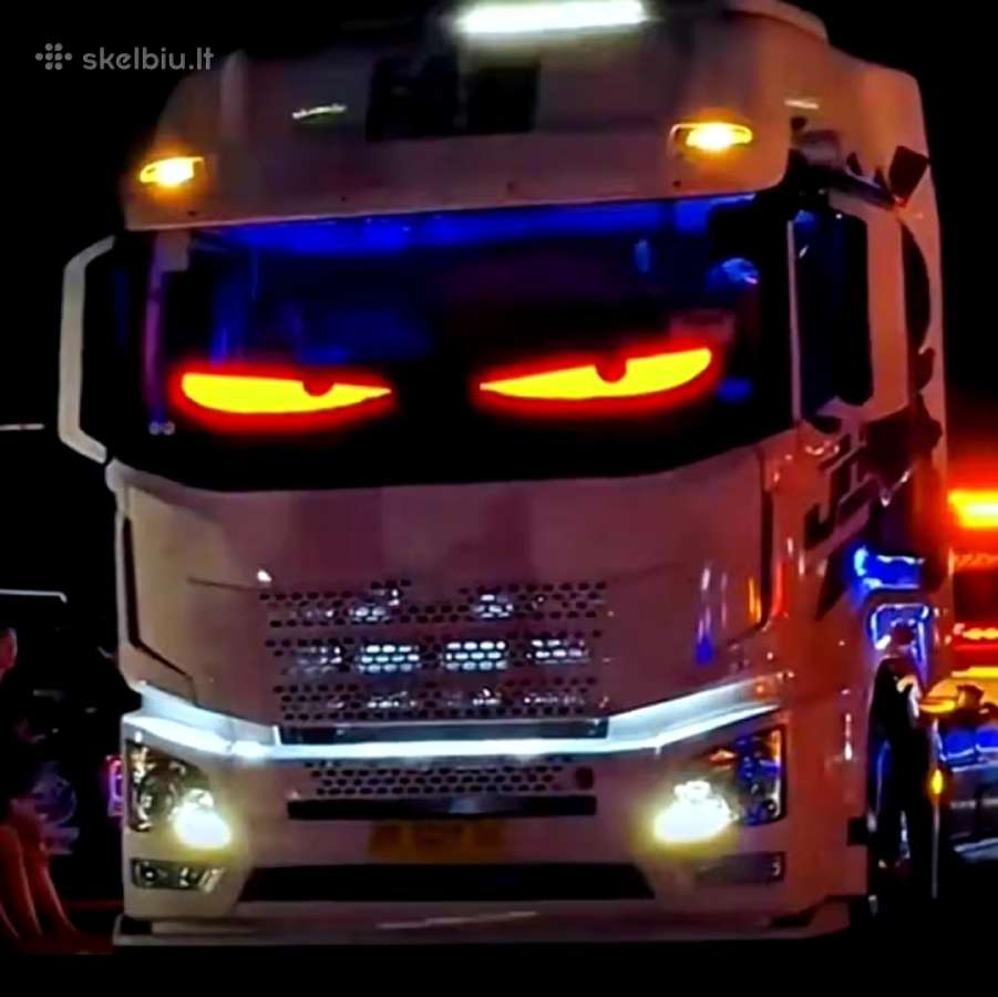 LED Velnio akys teksto eilutė švieslentė - nuotraukos Nr. 2