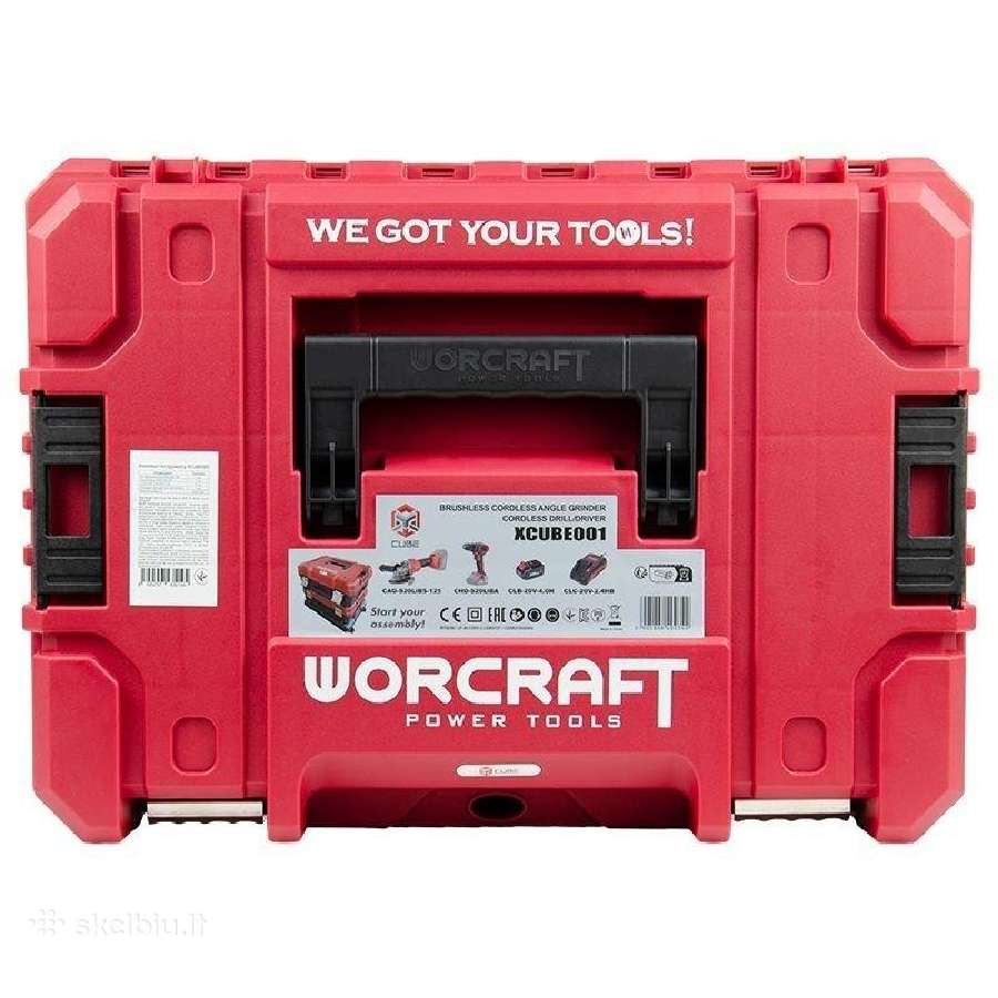 Pigiausiai irankiu rinkiniai 2in1 Worcraft - nuotraukos Nr. 8