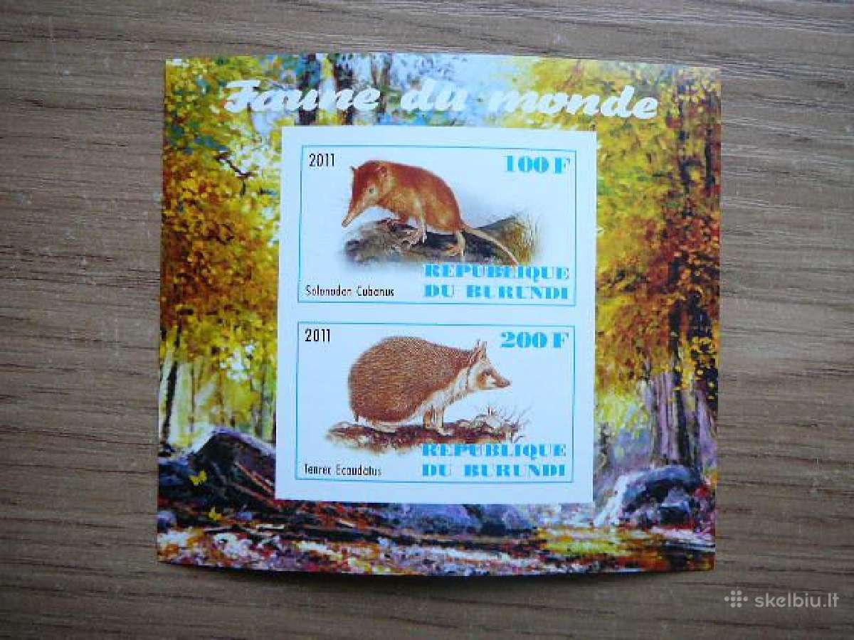 Vabzdžiaėdis Eziai Burundis 2011 Mnh g300b