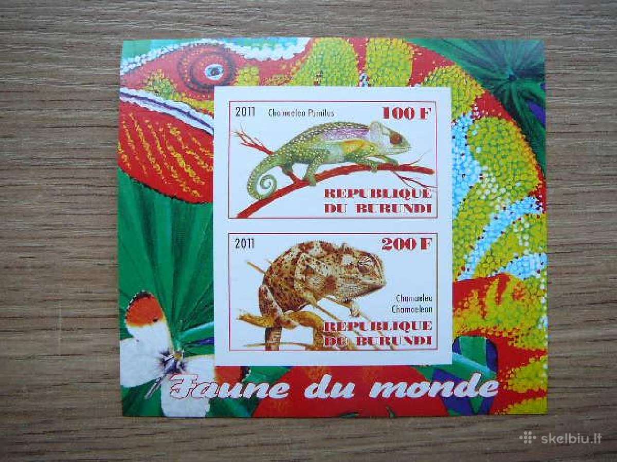 Chameleonai Burundis 2011 svarus g308b