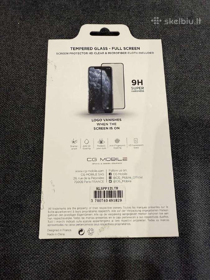 Karl Lagerfeld iPhone 12 Pro Max stikliukas - nuotraukos Nr. 4