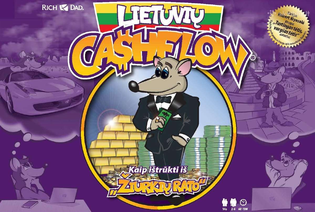 Cashflow (Pinigų srautas) stalo žaidimas