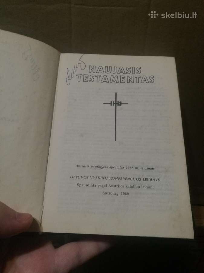 Naujasis testamentas Knyga - nuotraukos Nr. 2
