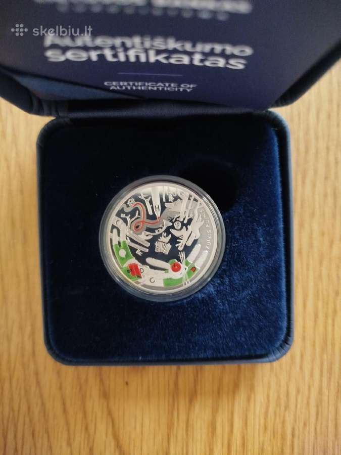 5 € sidabrinė moneta „Zuikis Puikis“