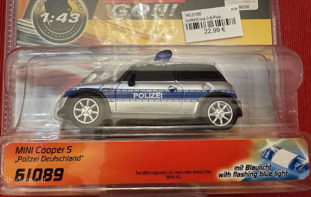 Carrera Go! Mini Cooper S "Polizei Deutchland"