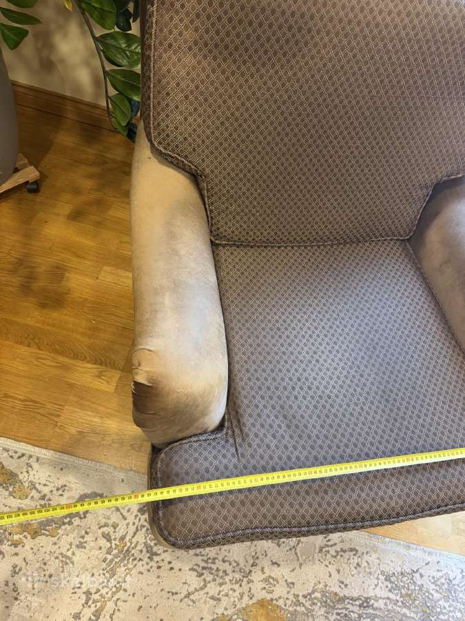 Svetainės lova 225€ fotelis 75€ (liukso klasės) - nuotraukos Nr. 7