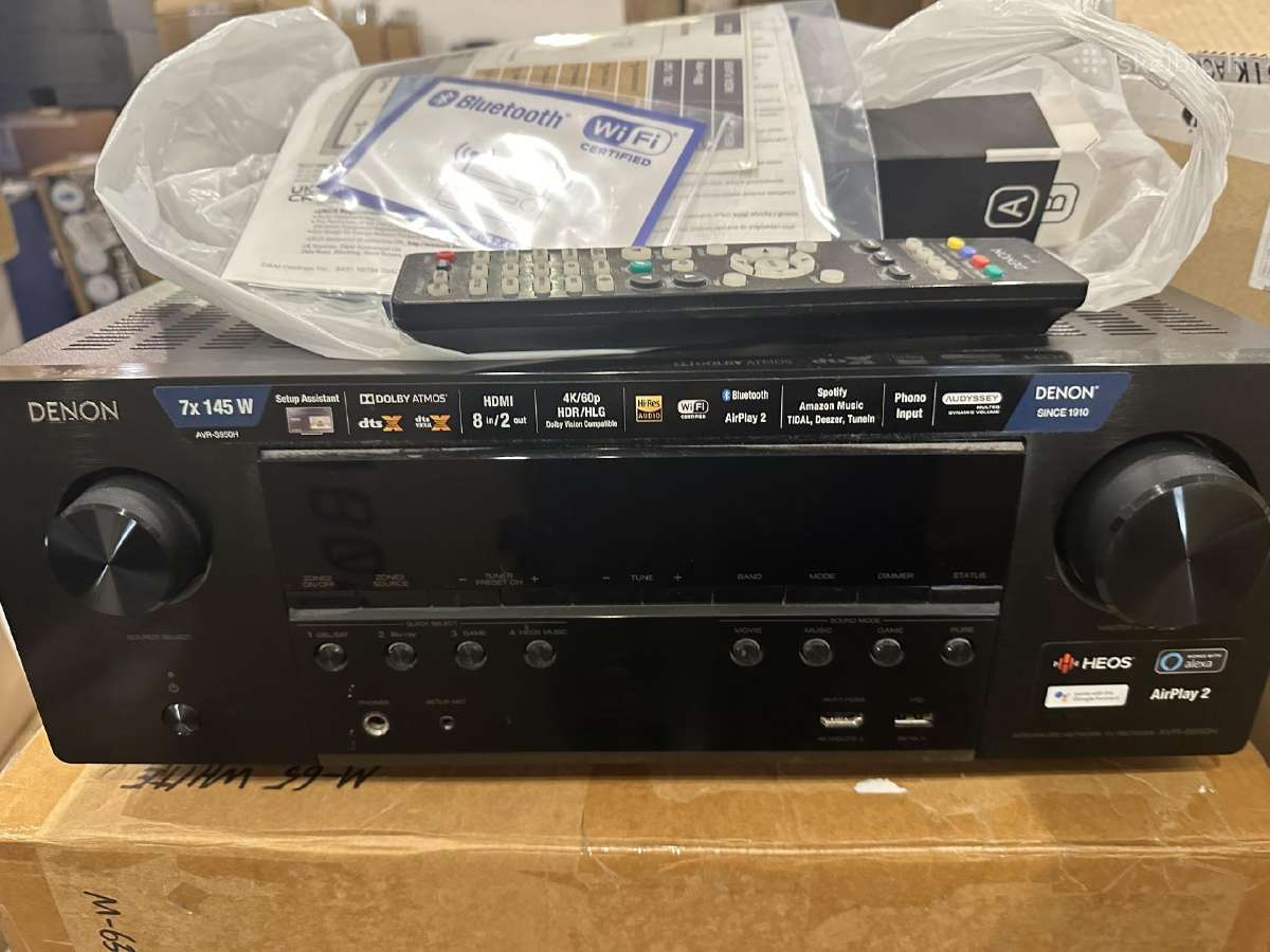 Denon Avc-s670h 5.2 8k naujas recyveris - nuotraukos Nr. 21