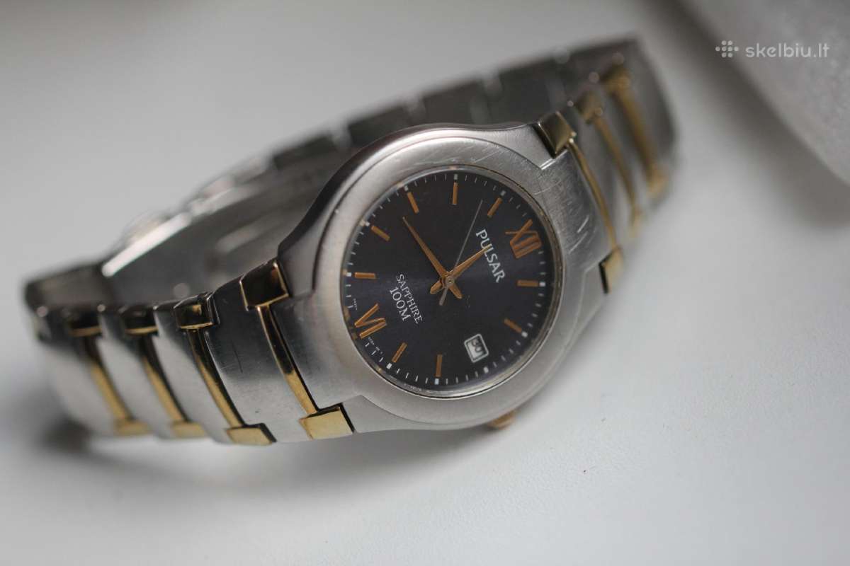 Pulsar quartz originalus vintage laikrodis - nuotraukos Nr. 2
