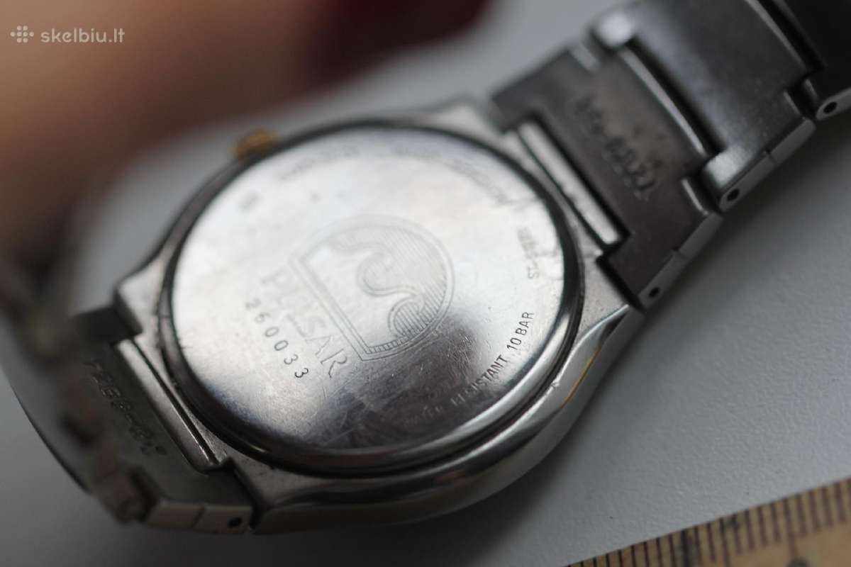 Pulsar quartz originalus vintage laikrodis - nuotraukos Nr. 8