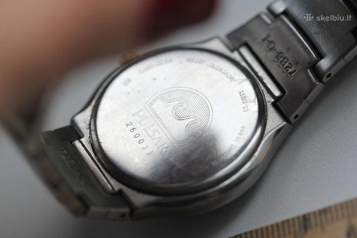 Pulsar quartz originalus vintage laikrodis - nuotraukos Nr. 9