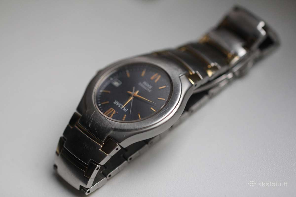 Pulsar quartz originalus vintage laikrodis - nuotraukos Nr. 4