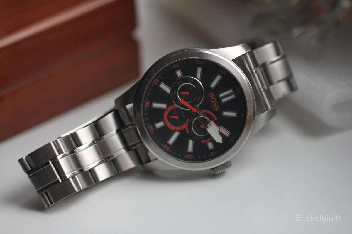 Boss hugo boss originalus,didelio deametro laikrod