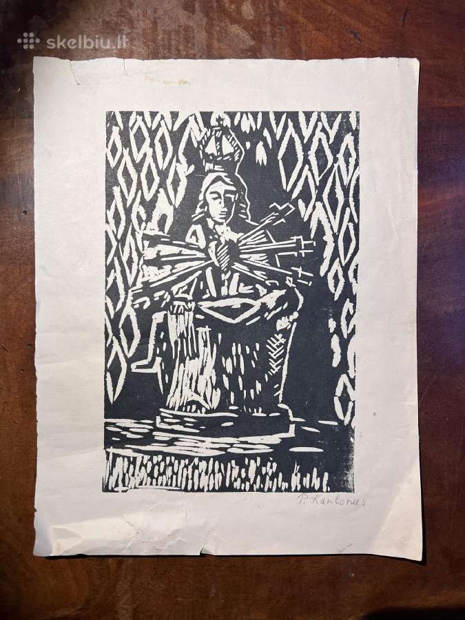 P.karlonas. Grafika "Pieta" - nuotraukos Nr. 2