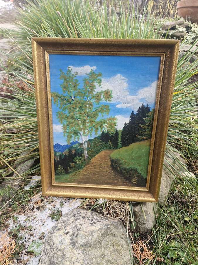 Tapytas paveikslas gamtos tematika - nuotraukos Nr. 3