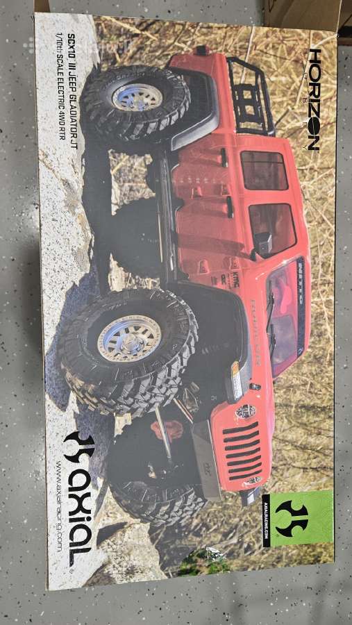 Scx10 III Jeep Jt Gladiator 1/10 Rtr Red RC auto - nuotraukos Nr. 4