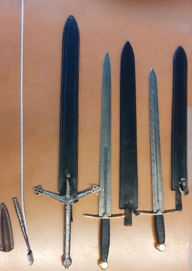 Damasko plieno vienetiniai peiliai,kirvukai ir kt. - nuotraukos Nr. 11