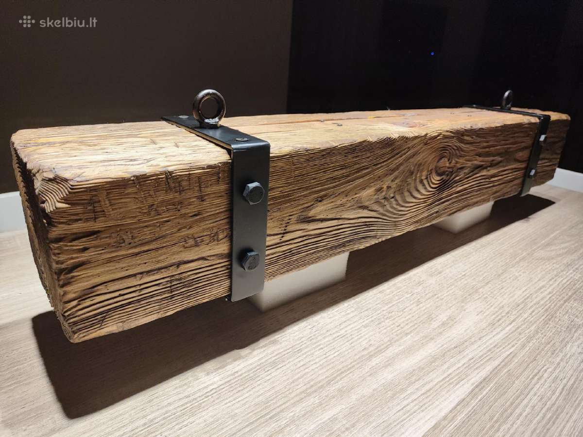 Pakabinamas šviestuvas "Balkis", sendintas medis - nuotraukos Nr. 36