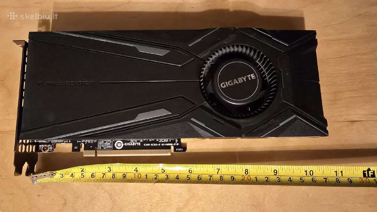 Gigabyte Rtx 2080 Ti Turbo 11gb bei 22gb Fe - nuotraukos Nr. 6