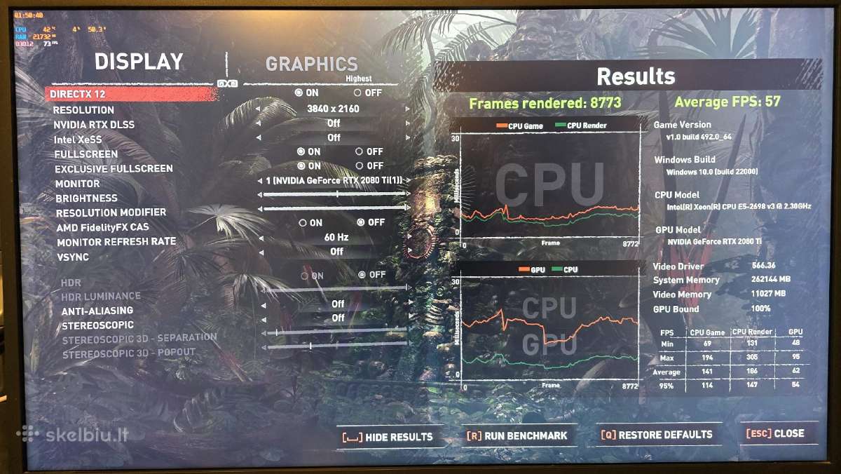 Gigabyte Rtx 2080 Ti Turbo 11gb bei 22gb Fe - nuotraukos Nr. 18