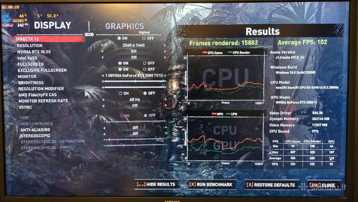 Gigabyte Rtx 2080 Ti Turbo 11gb bei 22gb Fe - nuotraukos Nr. 19